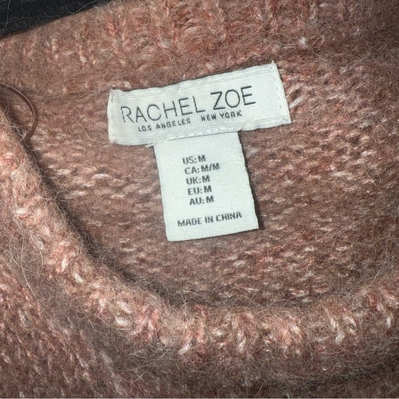 Rachel Zoe Brown Crew Neck Sweater with Fine Knit - Picture 2 of 2